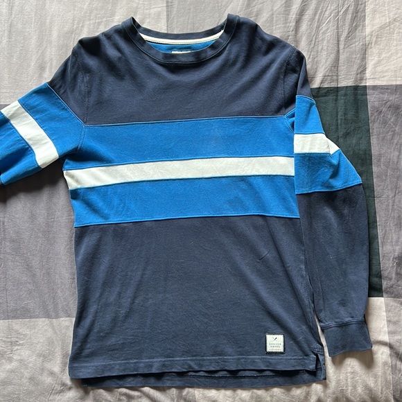 Denver Hayes Long Sleeve T-Shirt (Blue) - Men’s M - Picture 2 of 7